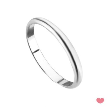 Aliança Meia Cana 2.5mm