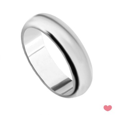 Aliança Amendoada 8mm Confort Fit