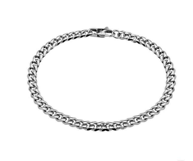 Pulseira Hassu Man Chain 7HSS1200604P em Aço Inoxidável. A peça indicada para o seu dia-a-dia