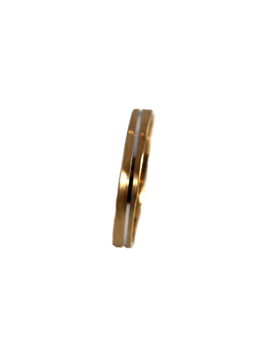 Aliança em Ouro Bicolor 9k 9KALM008