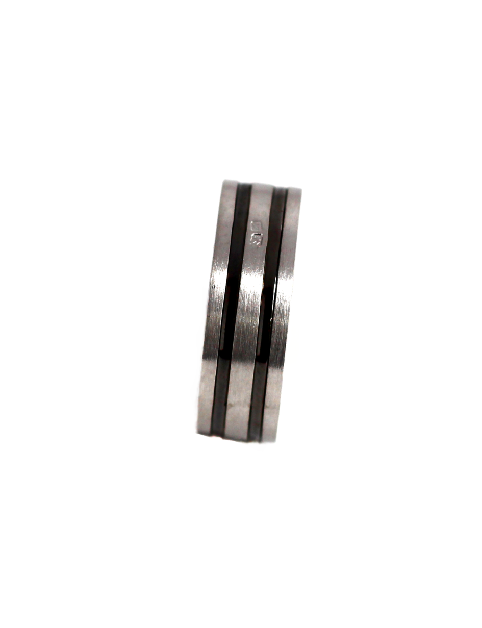 Aliança em Ouro Branco 9k 9KAL12569 59