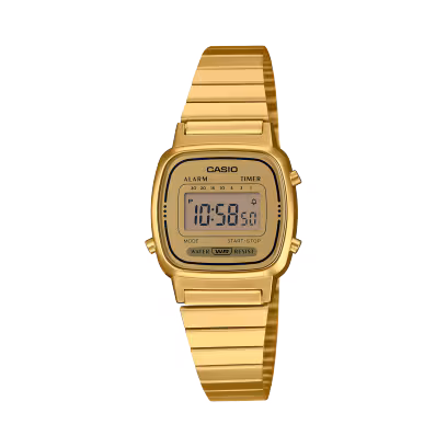 Relógio CASIO Vintage Lady LA670WEGA-9EF, resistente a água e com um design retro-popular é a escolha acertada para todos os looks