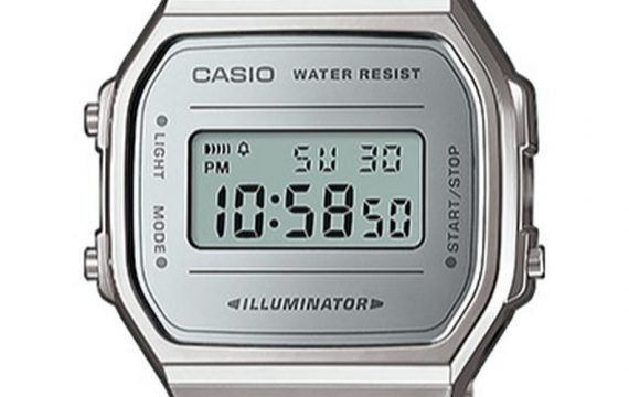 Relógio CASIO Vintage Espelhado A168WEM-7EF