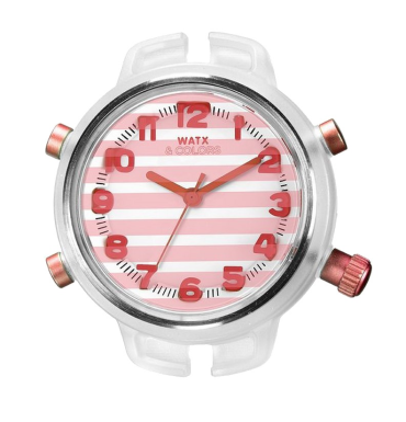 Relógio WATX and CO Analógico S Stripes Coral RWA1559