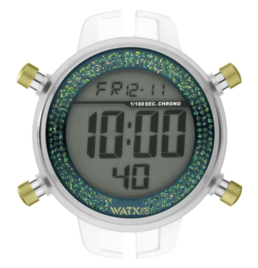 Relógio WATX and CO Digital M Psicotropical Yellow Green
