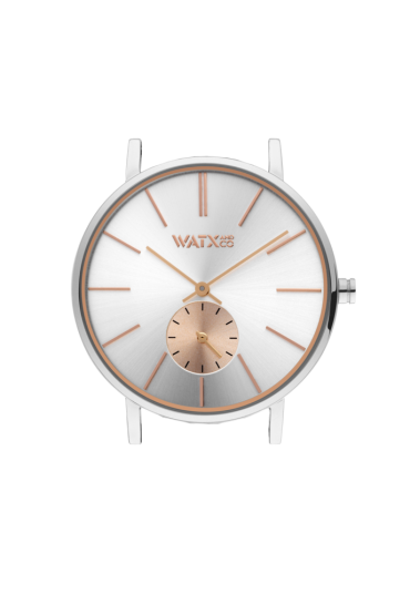 Relógio Watx Metal Collection 38mm Basic Silver & Rosegold