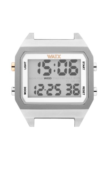 Relógio WATX Metal Collection Digi M Matt Silver&Rosegold