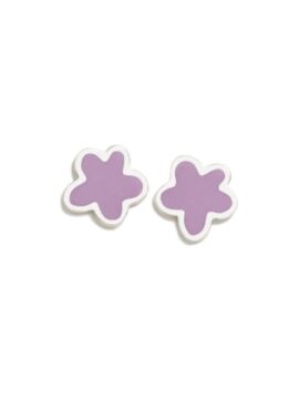Brincos ARP Superagatha Flor Sonhos Lavanda 087SUP