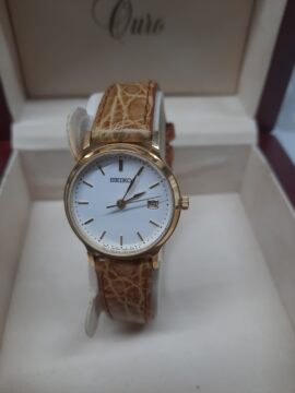 Seiko relógio em ouro 18k