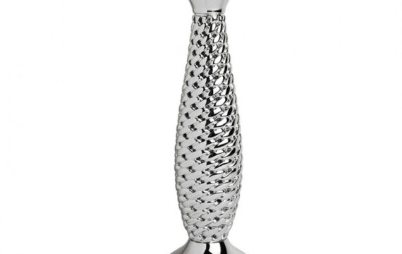 Castiçal Dhome Bilaminado de Prata