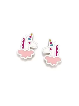 Brincos ARP Unicórnio Branco Rosca 034ROS