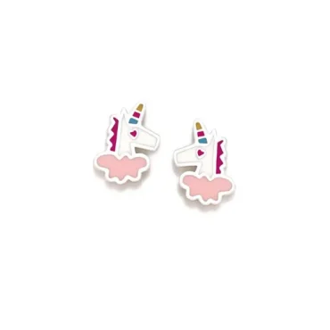 Brincos ARP Unicórnio Branco Rosca 034ROS