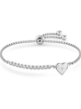 Pulseira Nomination Milleluci Coração com Zircónias 028008/022