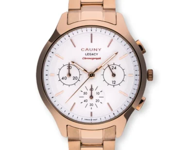 Relógio Cauny Legacy Woman Rose Gold Chronograph CLG008