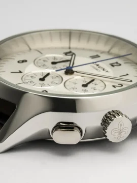 Relógio Cauny Legacy White Silver Chronograph CLG006