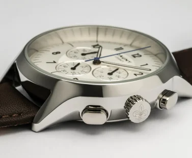 Relógio Cauny Legacy White Silver Chronograph CLG006