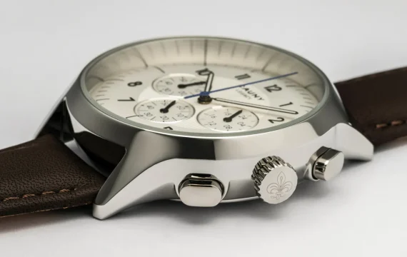 Relógio Cauny Legacy White Silver Chronograph CLG006