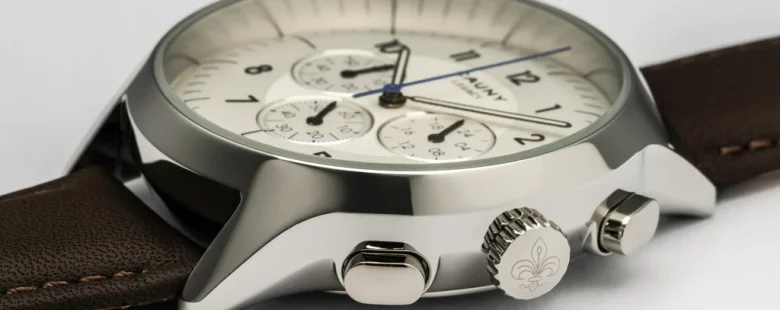 Relógio Cauny Legacy White Silver Chronograph CLG006