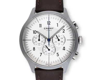 Relógio Cauny Legacy White Silver Chronograph CLG006