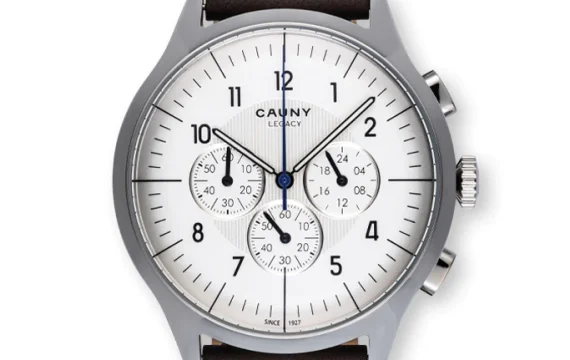 Relógio Cauny Legacy White Silver Chronograph CLG006