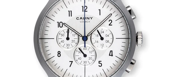 Relógio Cauny Legacy White Silver Chronograph CLG006