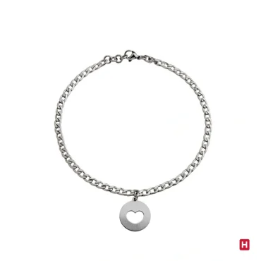 Pulseira Tornozelo Hassu Love 7HSS010402A