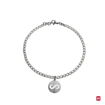 Pulseira Tornozelo Hassu Infinito 7HSS010402C