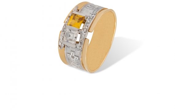 Anel de Curso com Zircónias ANF003921