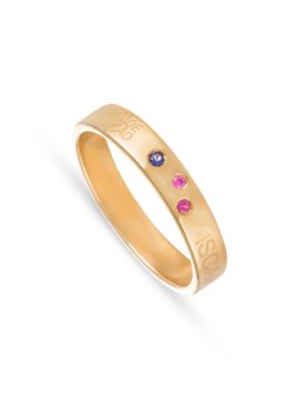 Anel de Curso com Zircónias ANF005932