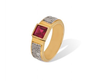 Anel de Curso com Zircónias ANF003684