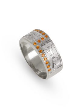 Anel de Curso com Zircónias ANF005197B