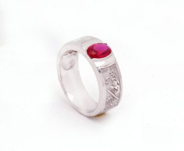 Anel de Curso com Zircónias ANF003536B