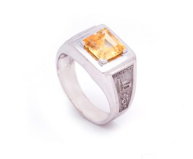 Anel de Curso com Zircónias ANF003580B