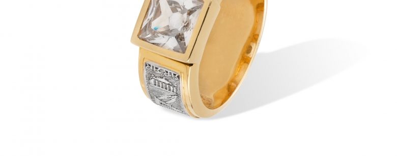 Anel de Curso com Zircónias ANF003931