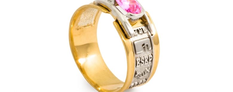 Anel de Curso com Zircónias ANF003818