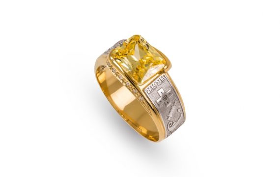 Anel de Curso com Zircónias ANF005200