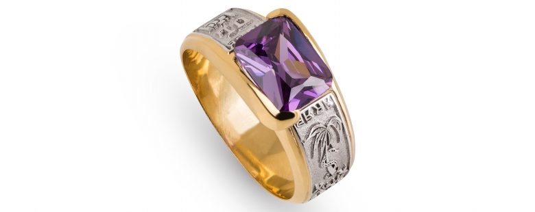 Anel de Curso com Zircónias ANF005199