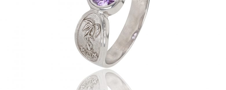 Anel de Curso com Zircónias ANF004861B