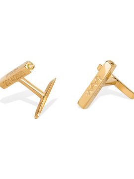 Botão de Punho de Curso com Zircónias BPF005939