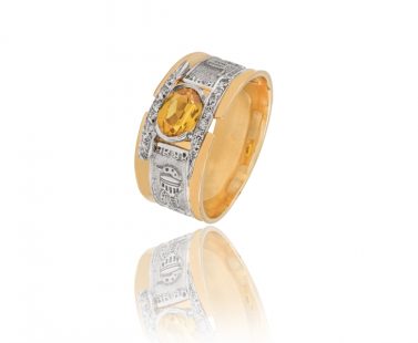 Anel de Curso com Zircónias ANF003919