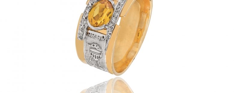 Anel de Curso com Zircónias ANF003919