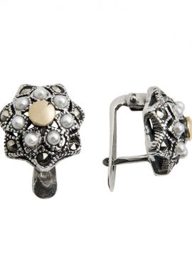 Brincos Marcassites 1B7-ISBR888A