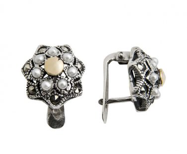 Brincos Marcassites 1B7-ISBR888A