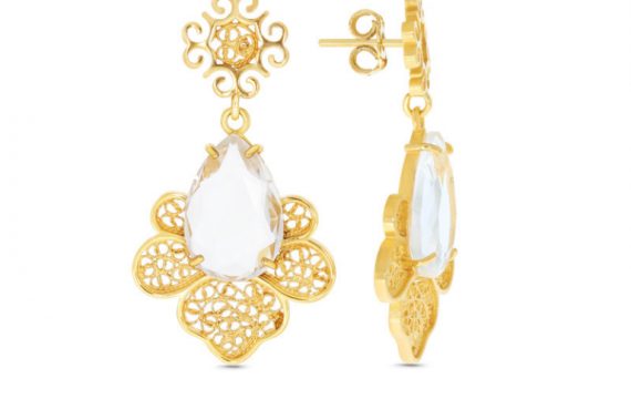 Brincos Filigrana Saudade 1B7-111046