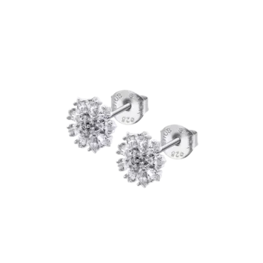 Brincos Prata Lotus Silver Flor LP3560-4/1