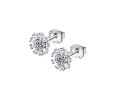 Brincos Prata Lotus Silver Flor LP3560-4/1