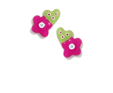 Brincos ARP LOVE Coração e Flor 025LOVE