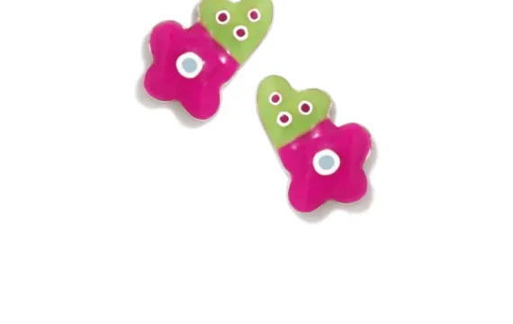 Brincos ARP LOVE Coração e Flor 025LOVE