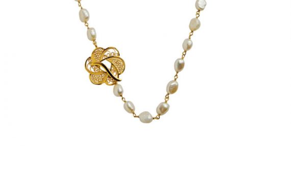 Colar Filigrana Saudade Milagre das Rosas 1cl-fl0411