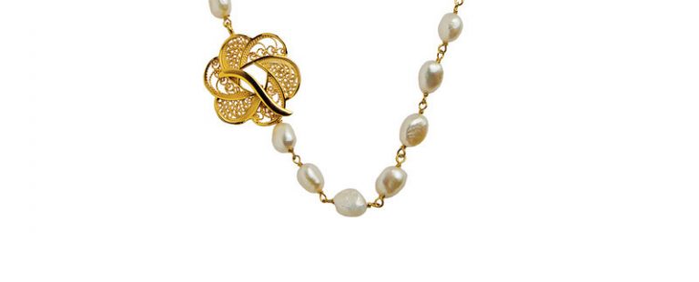 Colar Filigrana Saudade Milagre das Rosas 1cl-fl0411